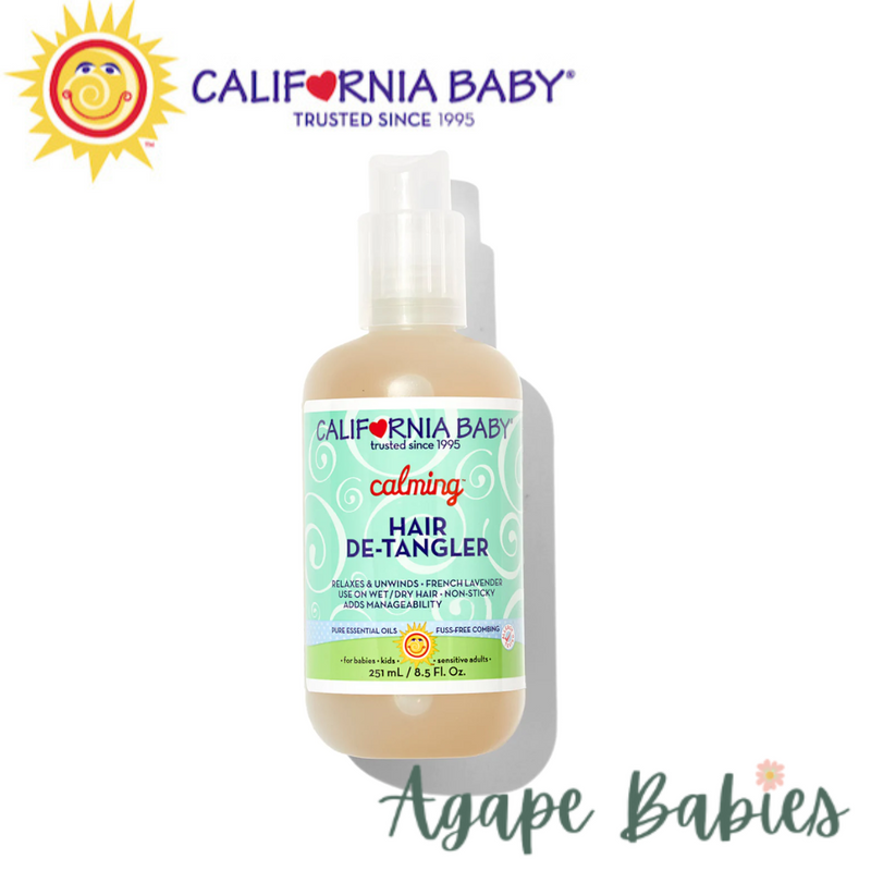 California Baby Hair Detangler Spray: Calming 8.5oz Exp: 02/24