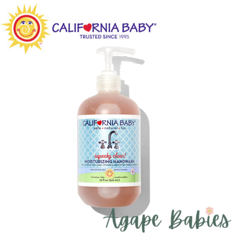 California Baby Wash-Up! Squeaky Clean Moisturizing Handwash 19oz Exp: 06/24