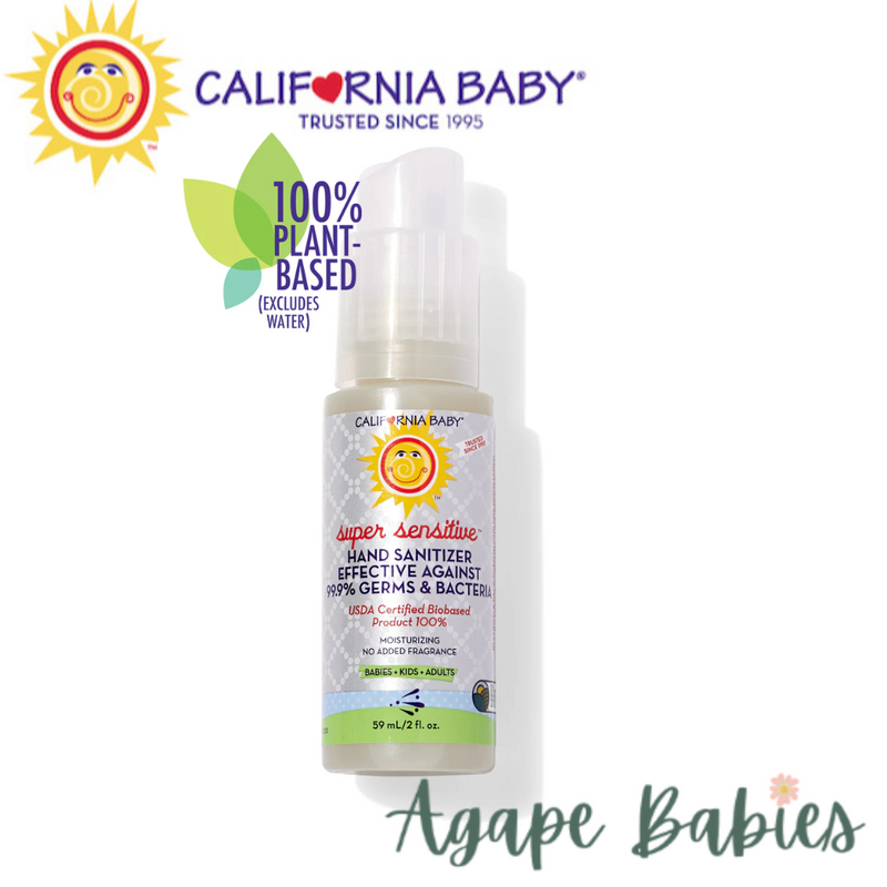 California Baby Hand Sanitizer (Alcohol) - Super Sensitive (2oz) Exp: 04/22