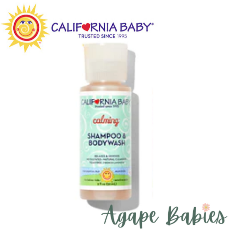California Baby Travel Size 2oz - Calming Shampoo & Bodywash