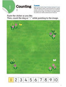 Kumon Counting With Stickers 1-10
