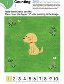 Kumon Counting With Stickers 1-10