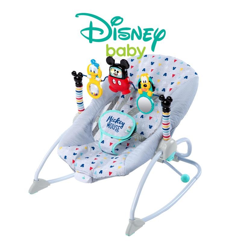 Bright Starts Disney Mickey Mouse Take-Along Songs Infant-to-Toddler Rocker