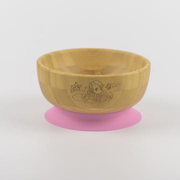 MCK X TKDK Unicorno Bamboo Bowl - 6cm(H)13.7cm(D) - Pink