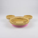 MCK X TKDK Donutella Bamboo Plate - 26cm (L) x 22cm (W) x 3.1cm (H) - Pink