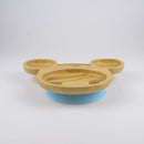 MCK X TKDK Donutella Bamboo Plate - 26cm (L) x 22cm (W) x 3.1cm (H) - Blue