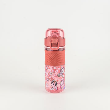 MCK TKDK Water Bottle (600ml),2 Lids, Cherry Blossom-2 Colors