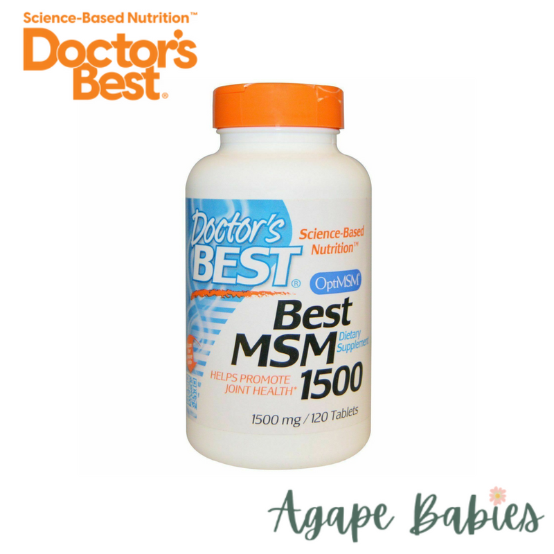 Doctor's Best Best MSM 1500 (1500 mg), 120 tabs.