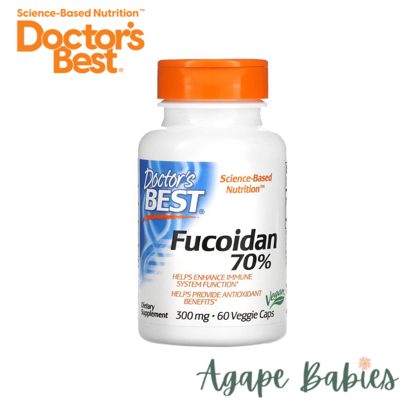 Doctor's Best Fucoidan 70%, 60 vcaps