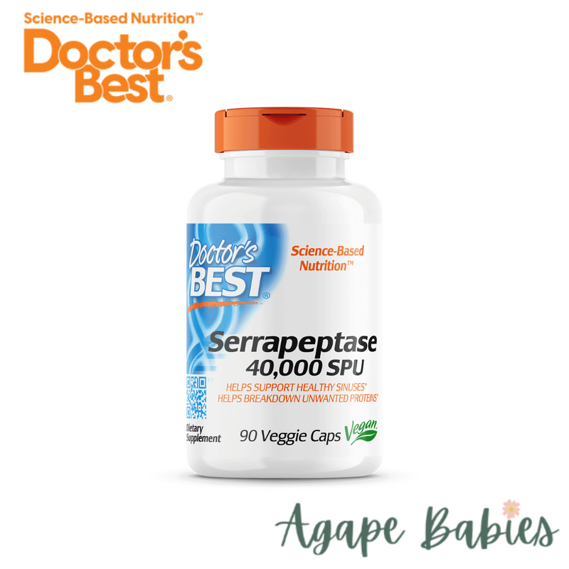Doctor's Best Serrapeptase, 90 vcaps