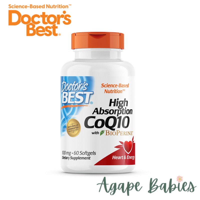 Doctor's Best High Absorption CoQ10 with BioPerine 100mg, 60 vcaps