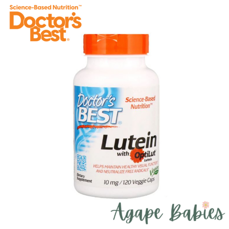 Doctor's Best Lutein with OptiLut 10mg, 120 vcaps