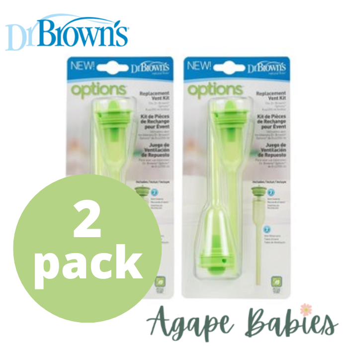 [2-Pack] Dr Brown's 8oz/250ml Narrow Neck “Options” Replacement Kit