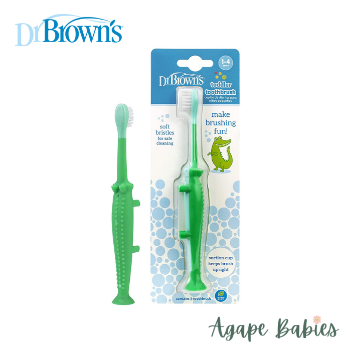 Dr Brown's Toddler Toothbrush (1Pk) - Crocodile