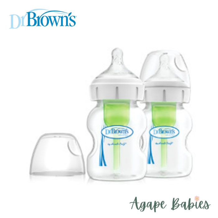Dr Brown's PP Wide-Neck Options Bottle 5 OZ/150 ML (Twin Pack)