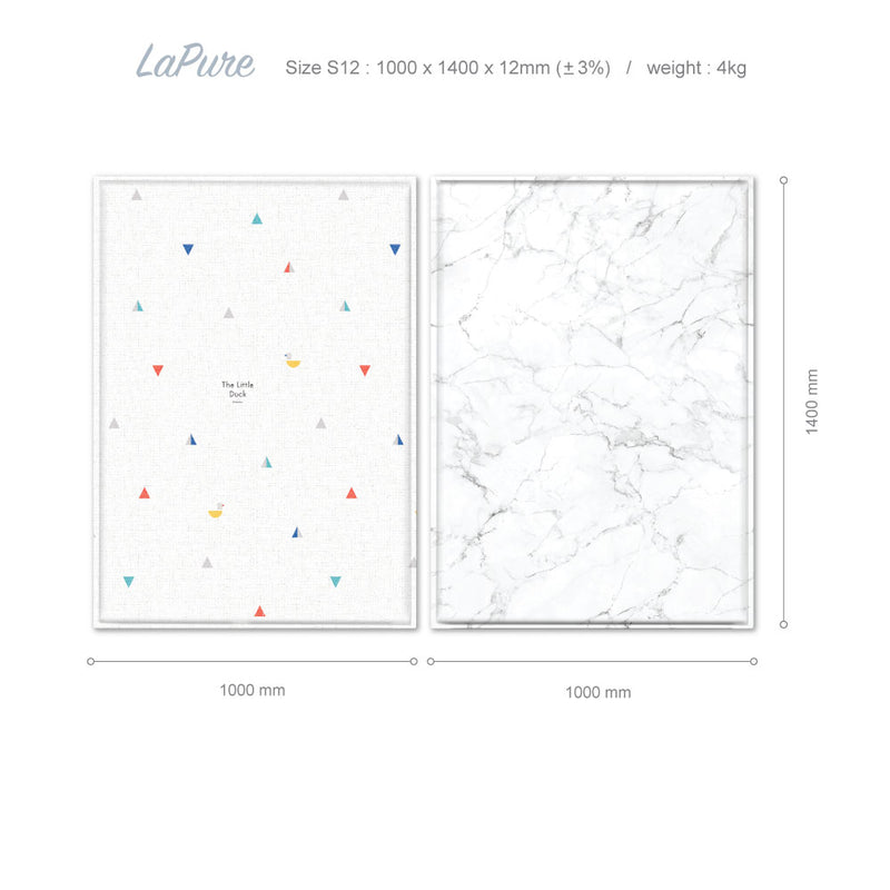 [1 Yr Local Warranty] Parklon LaPure Duckling Marble (S12) Size: 1000 x 1400 x 12mm