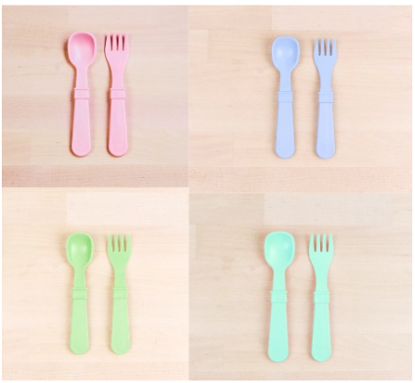 [Made in USA] Re-Play Utensils 4 sets Forks & Spoons - Eco