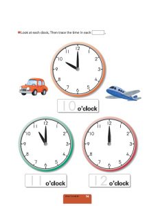Kumon My Book of Easy Telling Time (Ages 4-6)