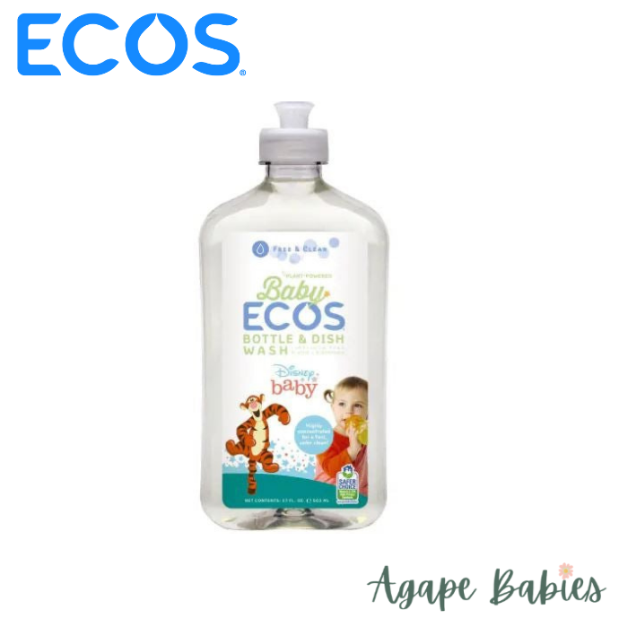 ECOS Baby Bottle & Dish Wash Free & Clear Disney 17OZ