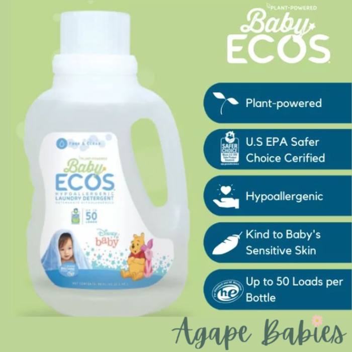 ECOS Baby Laundry Detergent Free & Clear Disney 50oz