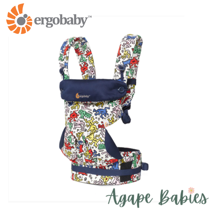 [10 year local warranty] Ergobaby 360 4-Position Baby Carrier - Keith Haring Pop (LIMITED EDITION)