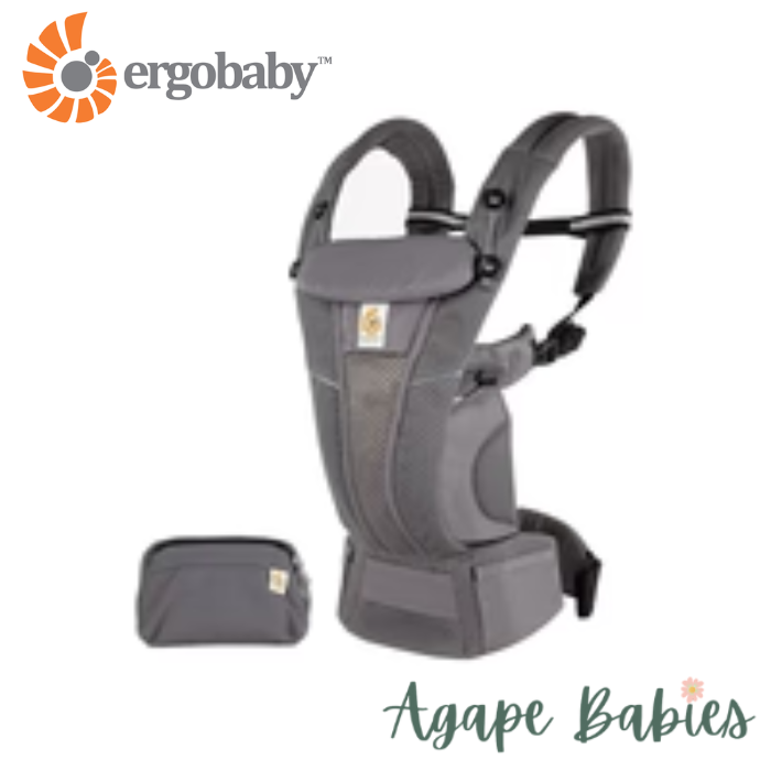 [10 year local warranty] Ergobaby Omni Breeze Baby Carrier - Graphite Grey
