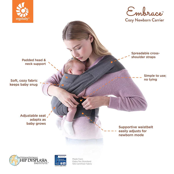 Ergobaby Embrace  Newborn Carrier -Blush Pink