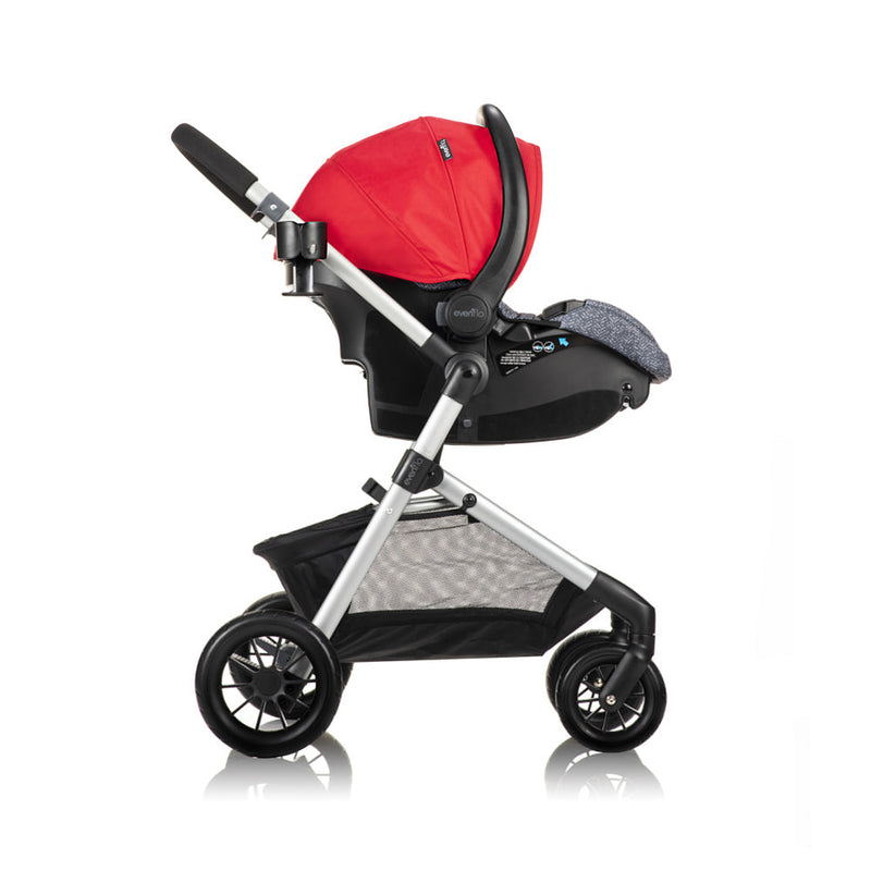 Evenflo Pivot® Modular Travel System w/ SafeMax Infant Car Seat - Salsa