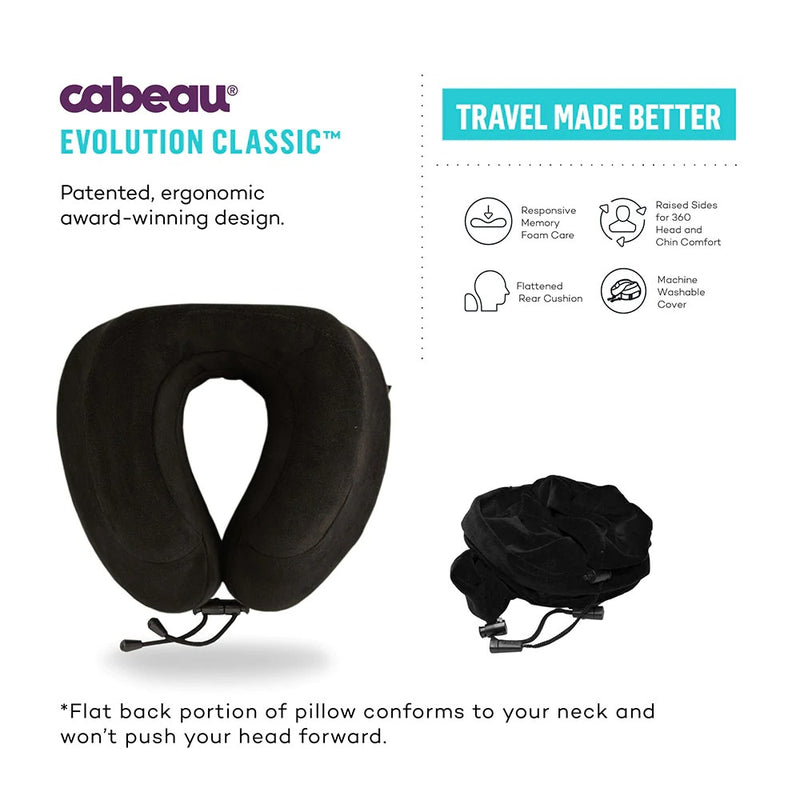 Cabeau Foam Evolution Pillow - Midnight Black