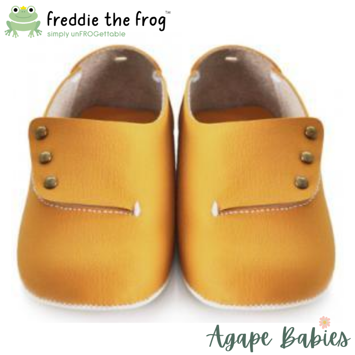 Freddie The Frog Pre Walker Shoes - Caramel Moccs