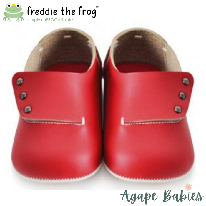 Freddie The Frog Pre Walker Shoes - Cherry Moccs
