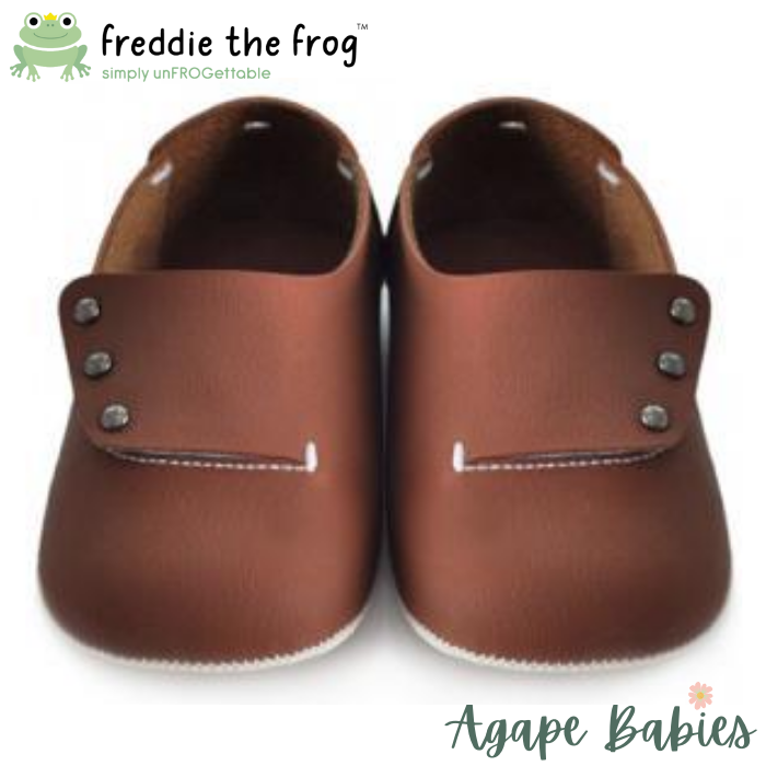 Freddie The Frog Pre Walker Shoes - Espresso Moccs