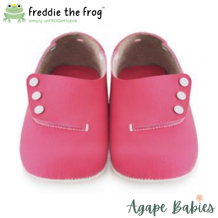 Freddie The Frog Pre Walker Shoes - Raspberry Moccs