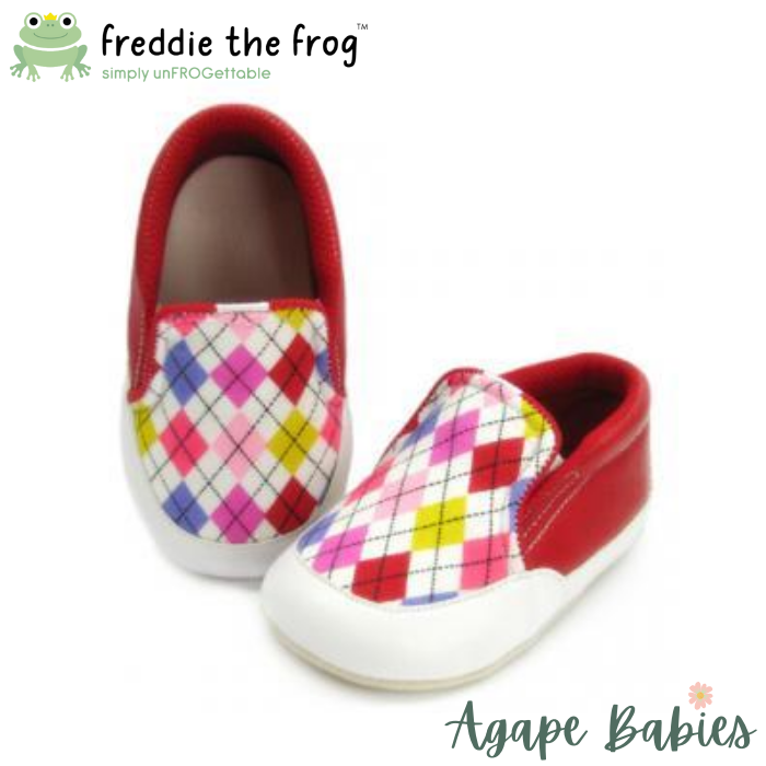 Freddie The Frog Pre Walker Shoes - Tony Argyle Red