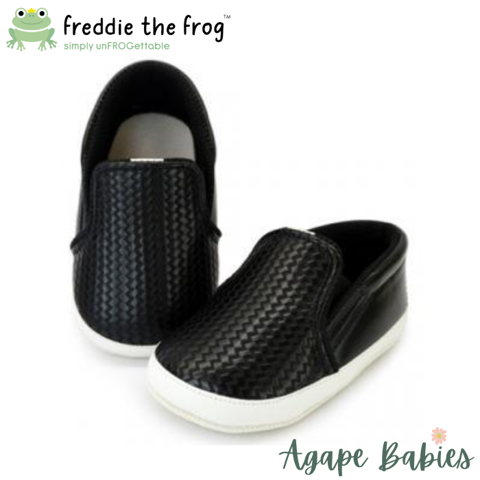 Freddie The Frog Pre Walker Shoes - Tony Braid Black