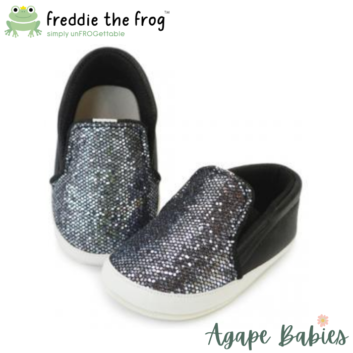Freddie The Frog Pre Walker Shoes - Tony Sparkly Grey