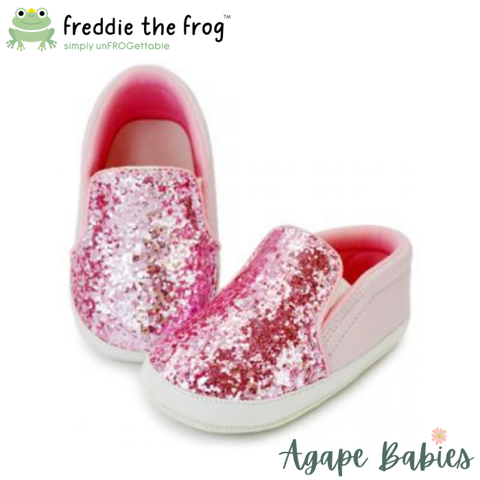 Freddie The Frog Pre Walker Shoes - Tony Sparkly Pink
