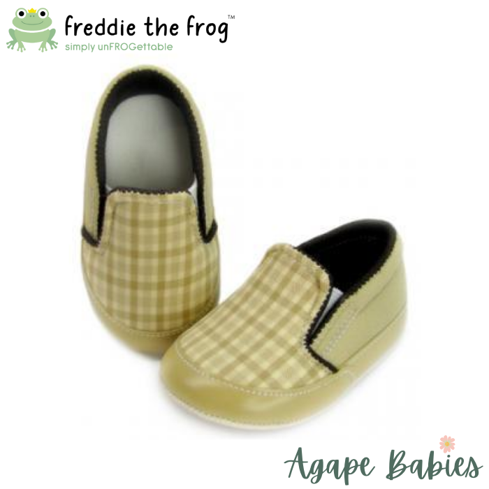 Freddie The Frog Pre Walker Shoes - Tony Tartan Brown
