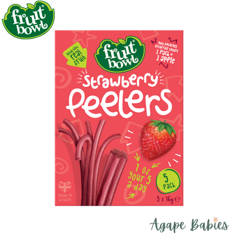 Fruit Bowl Peelers - Strawberry (5x16g) Exp: