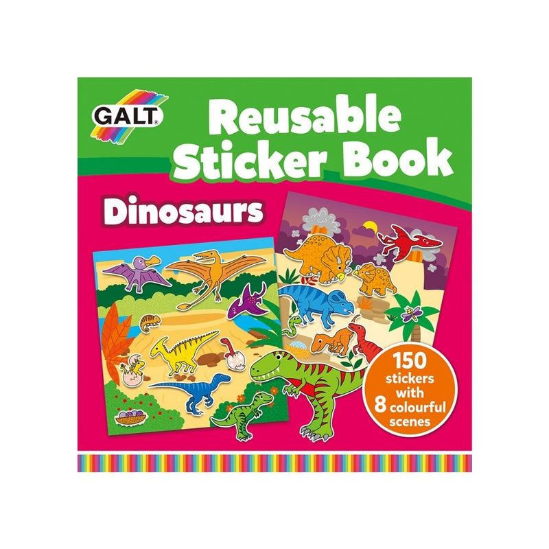 [2-Pack] Galt Reusable Sticker Books
