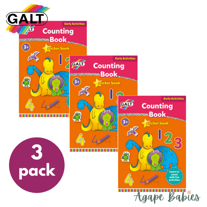 [Pack of 3] Galt Counting Book