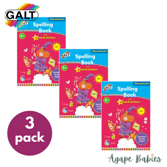 [Pack of 3] Galt Spelling Book