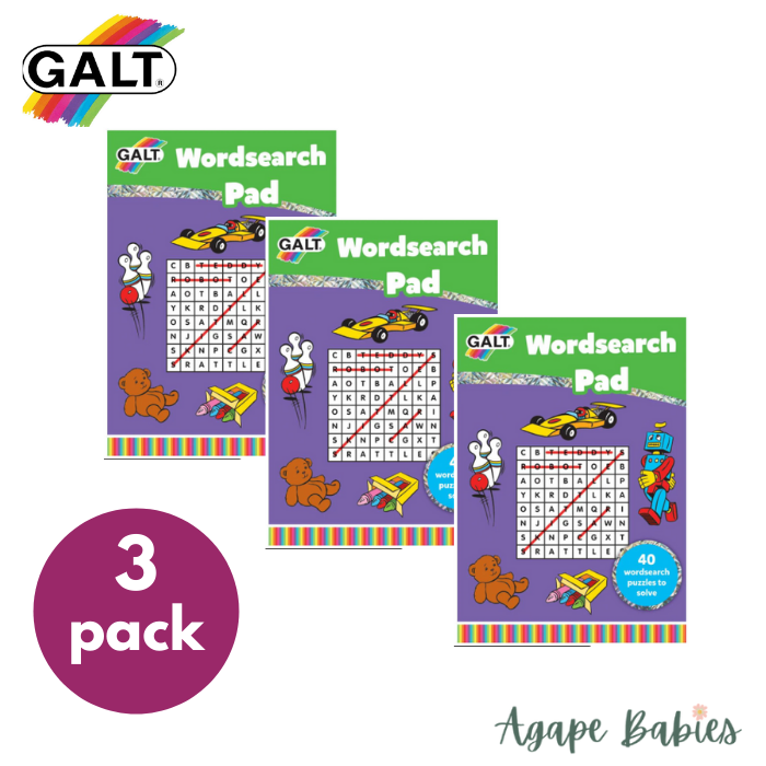 [Bundle Of 3] Galt Wordsearch Pad