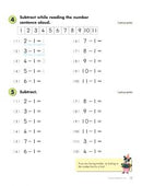 Kumon Grade 1 Maths Workbook: Subtraction