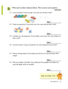 Kumon Grade 1 Math Workbook: Word Problems