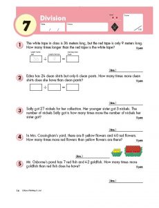 Kumon Grade 4 English Workbook: Word Problems