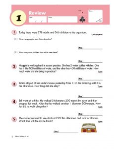 Kumon Grade 4 English Workbook: Word Problems