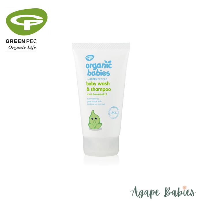 Green People Organic Babies Baby Wash & Shampoo No Scent 150 ml