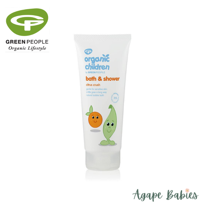 Green People Organic Children Bath & Shower Gel - Citrus Crush, 200 ml