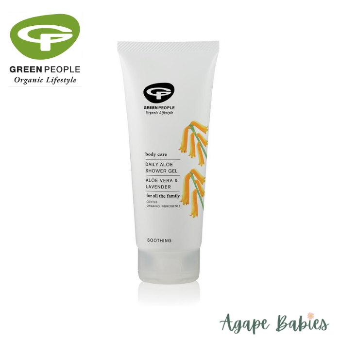 Green People Daily Aloe Vera Shower Gel, 200 ml Exp-02/25